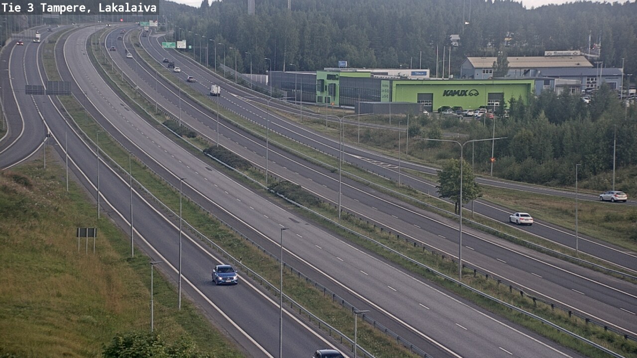 Kelikamerat Kuva Tie 3 Tampere, Lakalaiva, Tampere, Pirkanmaa