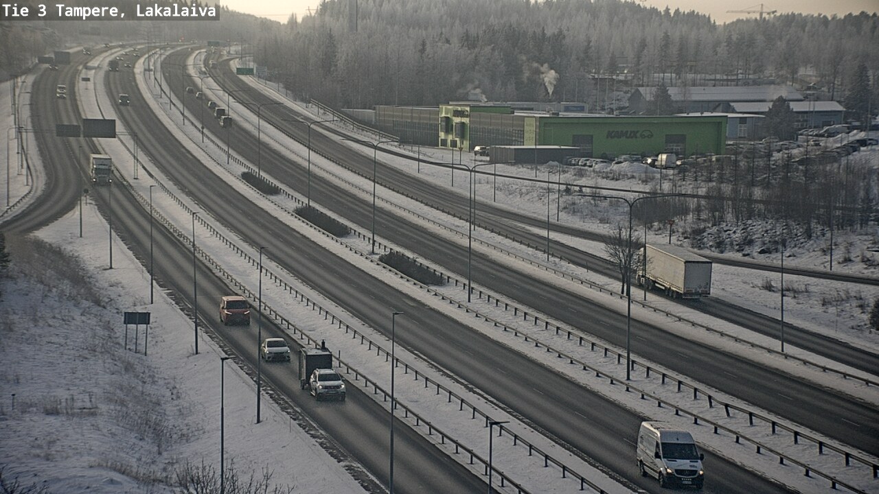 Weather Camera Image Väg 3 Tammerfors, Lakalaiva, Tampere, Pirkanmaa