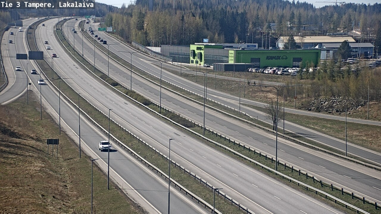 Kelikamerat Kuva Tie 3 Tampere, Lakalaiva, Tampere, Pirkanmaa