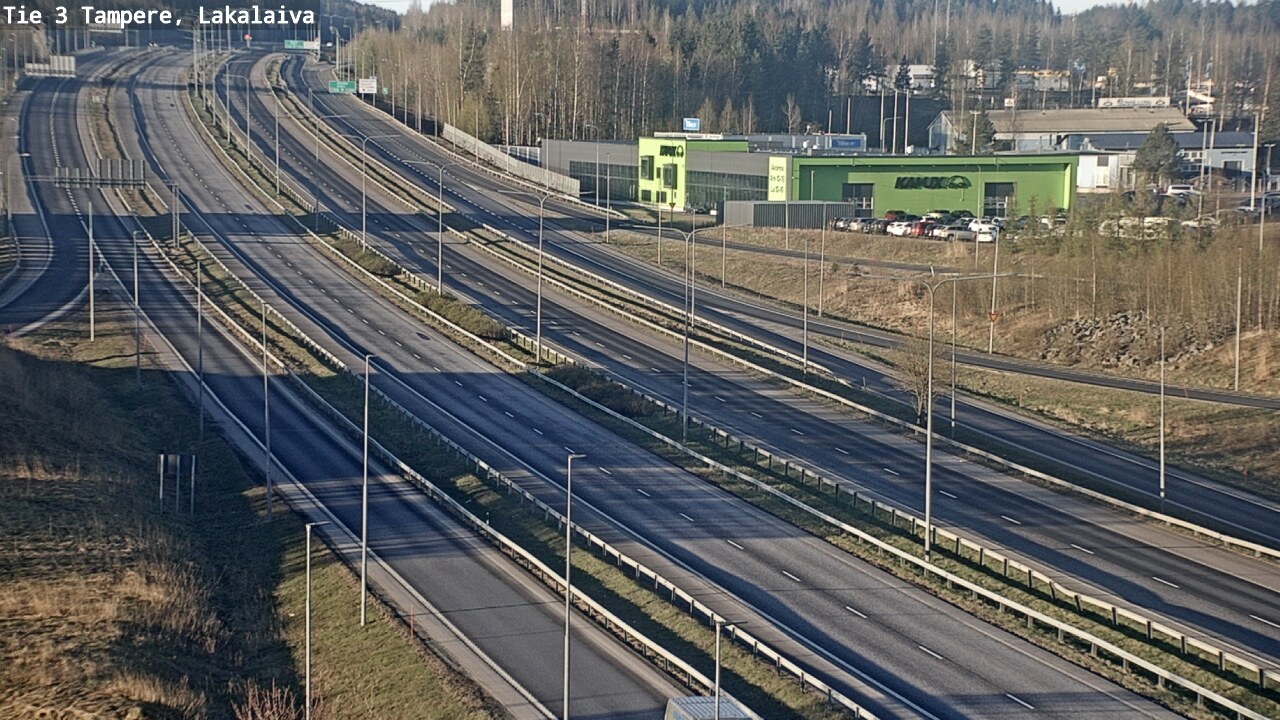 Kelikamerat Kuva Tie 3 Tampere, Lakalaiva, Tampere, Pirkanmaa