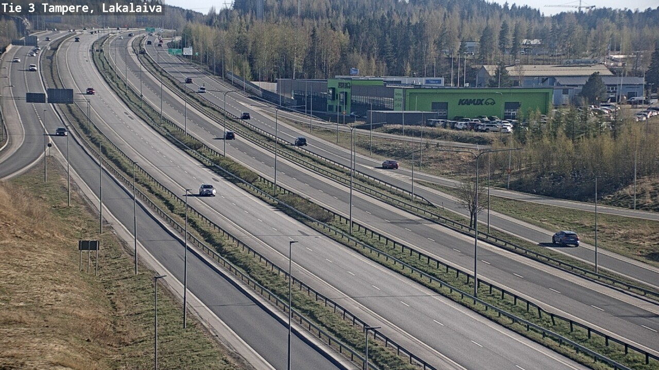 Kelikamerat Kuva Tie 3 Tampere, Lakalaiva, Tampere, Pirkanmaa