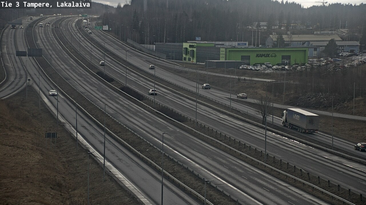 Weather Camera Image Väg 3 Tammerfors, Lakalaiva, Tampere, Pirkanmaa