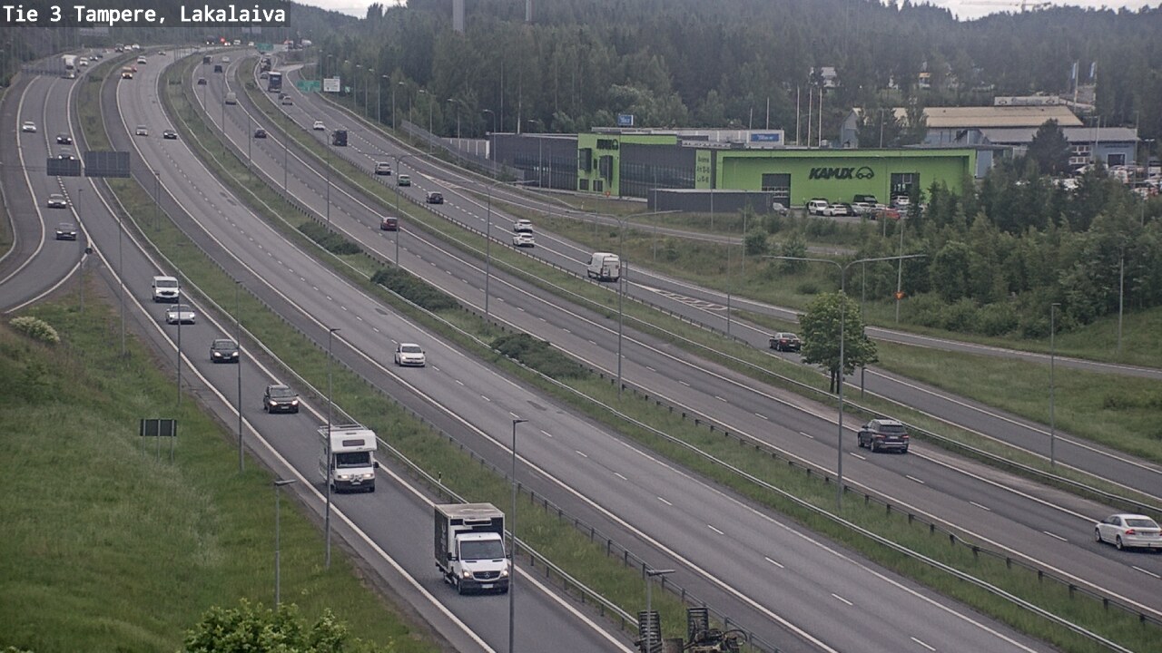 Weather Camera Image Väg 3 Tammerfors, Lakalaiva, Tampere, Pirkanmaa