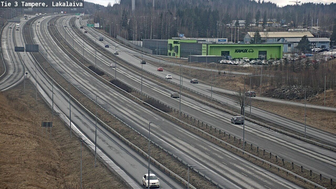 Weather Camera Image Väg 3 Tammerfors, Lakalaiva, Tampere, Pirkanmaa