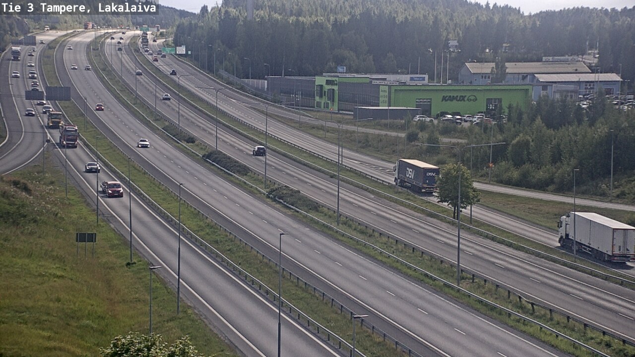 Kelikamerat Kuva Tie 3 Tampere, Lakalaiva, Tampere, Pirkanmaa