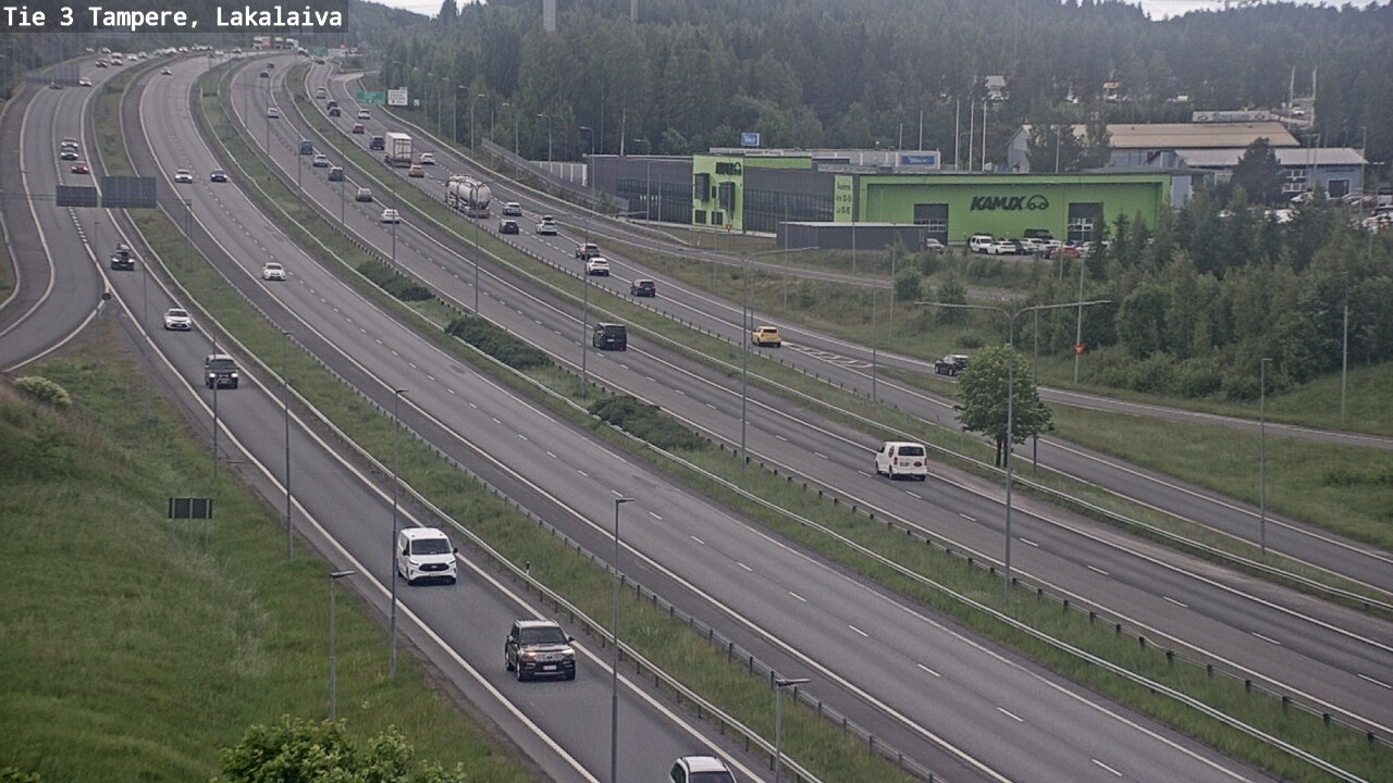 Weather Camera Image Road 3 Tampere, Lakalaiva, Tampere, Pirkanmaa