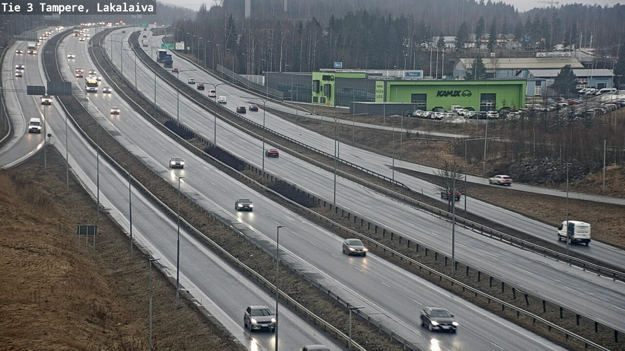 Kelikamerat Kuva Tie 3 Tampere, Lakalaiva, Tampere, Pirkanmaa