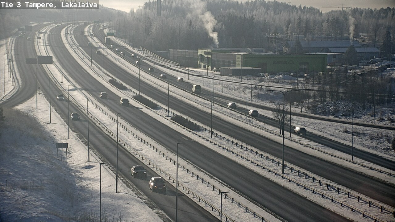 Weather Camera Image Väg 3 Tammerfors, Lakalaiva, Tampere, Pirkanmaa