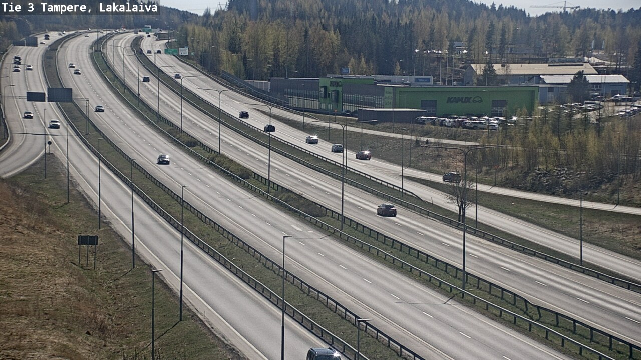 Kelikamerat Kuva Tie 3 Tampere, Lakalaiva, Tampere, Pirkanmaa