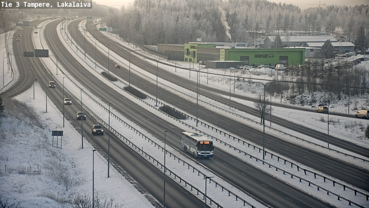 Weather Camera Image Väg 3 Tammerfors, Lakalaiva, Tampere, Pirkanmaa