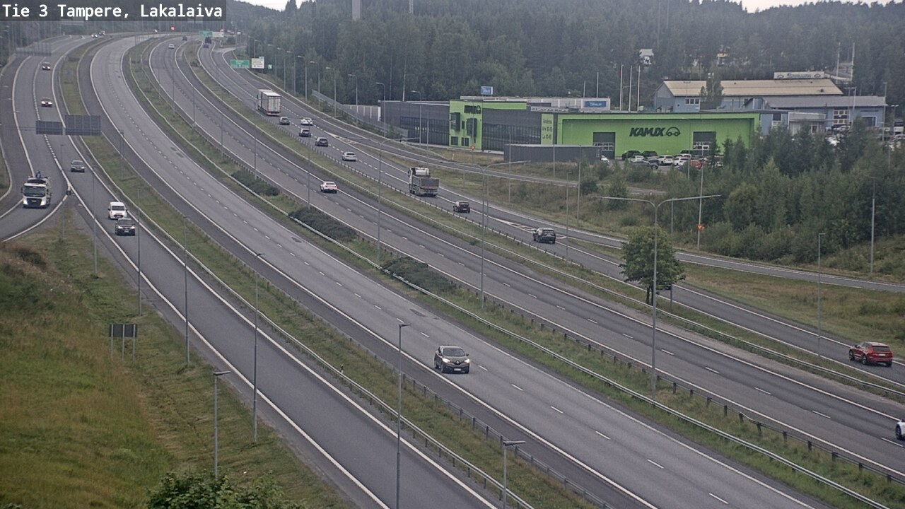 Weather Camera Image Road 3 Tampere, Lakalaiva, Tampere, Pirkanmaa
