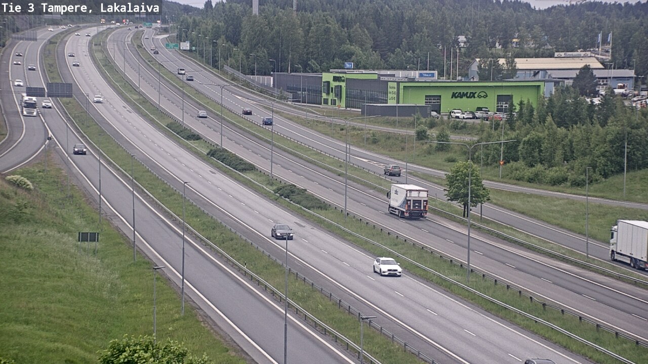 Weather Camera Image Väg 3 Tammerfors, Lakalaiva, Tampere, Pirkanmaa