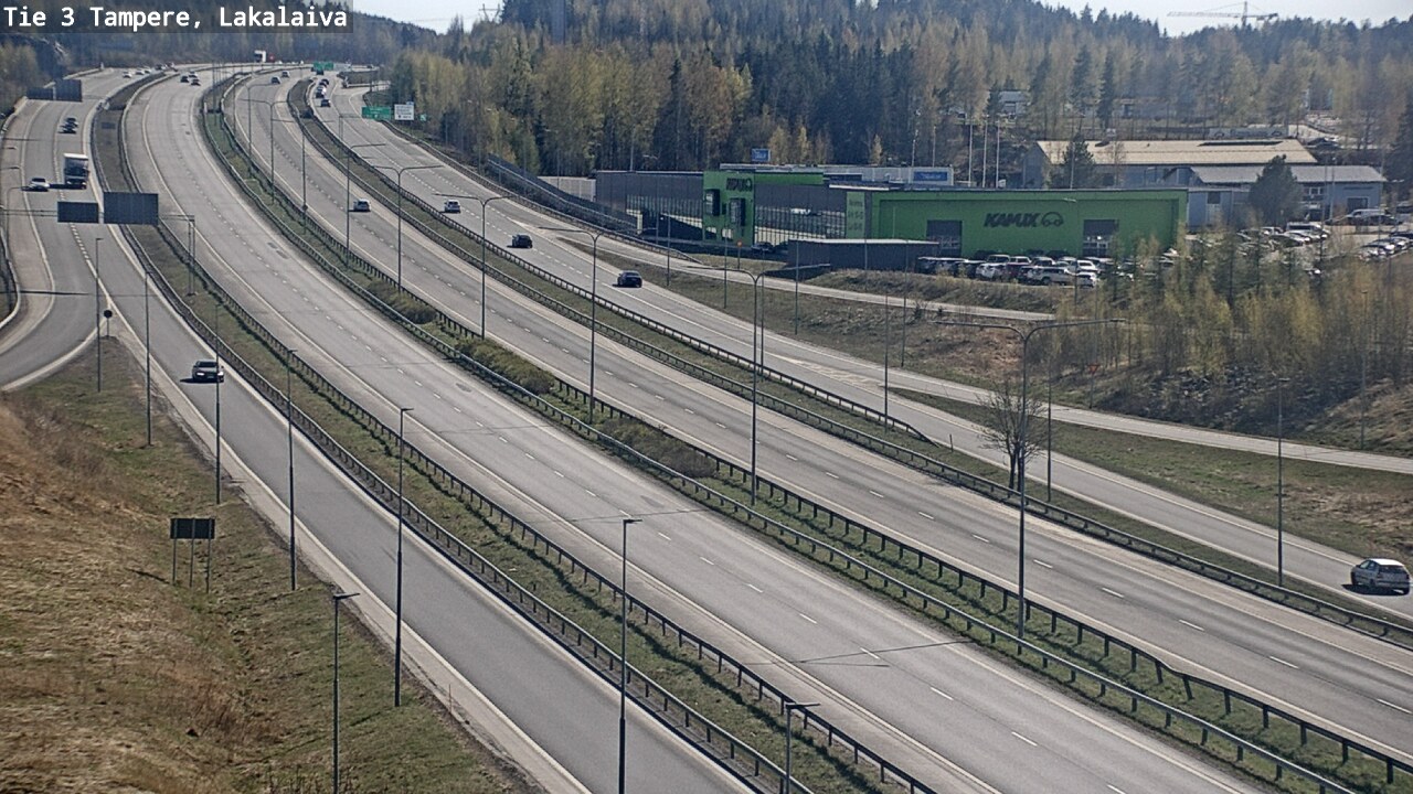 Kelikamerat Kuva Tie 3 Tampere, Lakalaiva, Tampere, Pirkanmaa