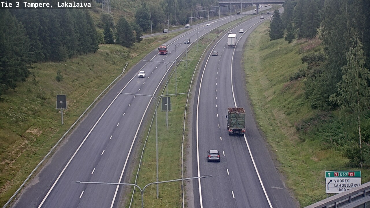 Weather Camera Image Road 3 Tampere, Lakalaiva, Tampere, Pirkanmaa