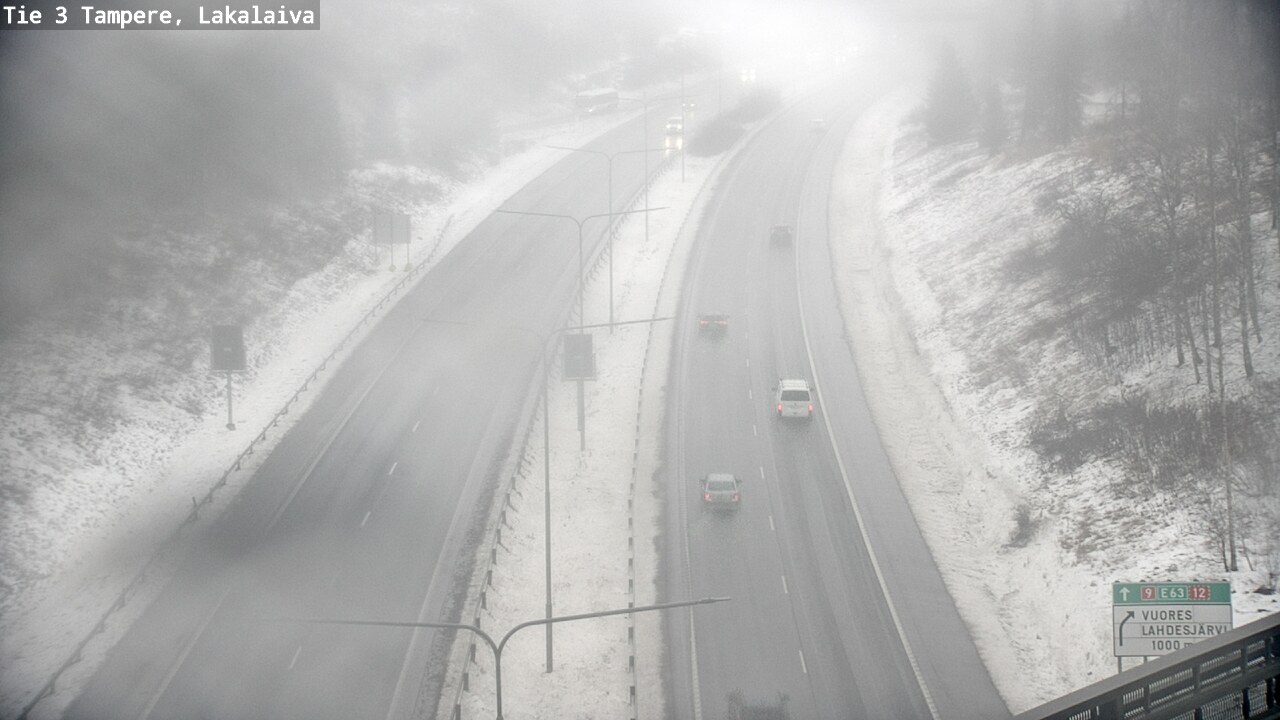 Weather Camera Image Väg 3 Tammerfors, Lakalaiva, Tampere, Pirkanmaa