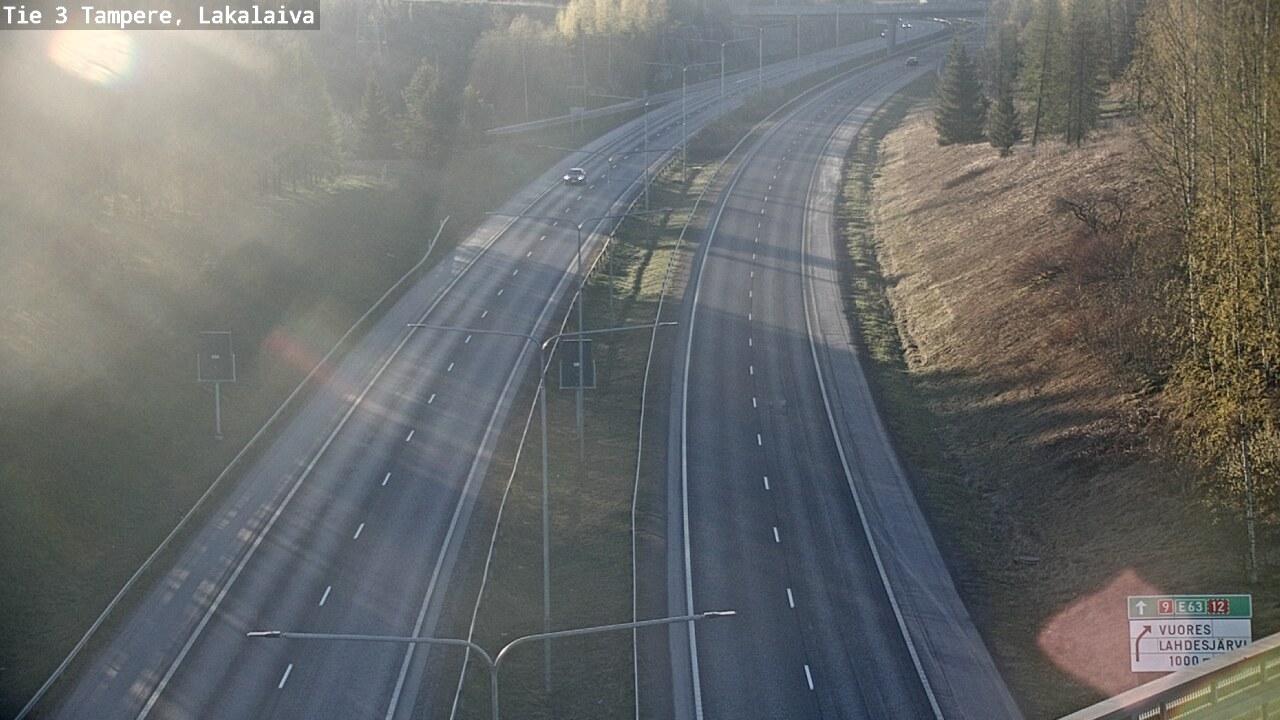 Weather Camera Image Road 3 Tampere, Lakalaiva, Tampere, Pirkanmaa