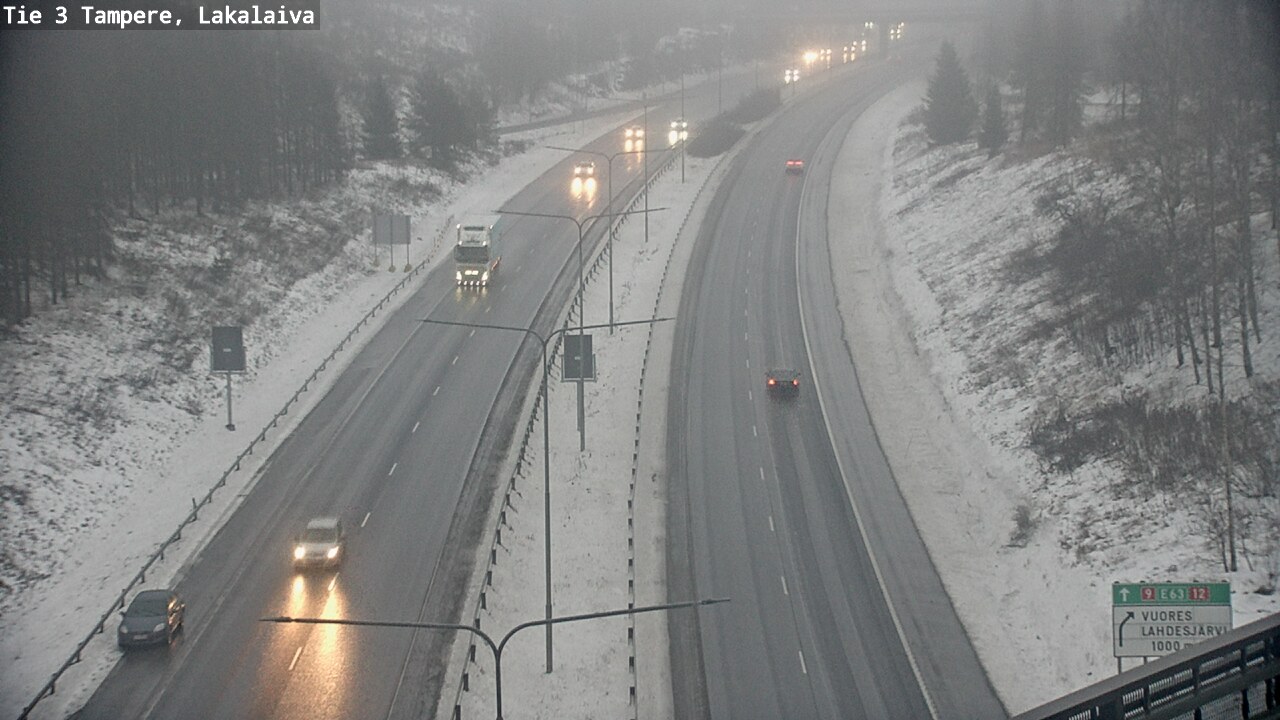 Weather Camera Image Väg 3 Tammerfors, Lakalaiva, Tampere, Pirkanmaa