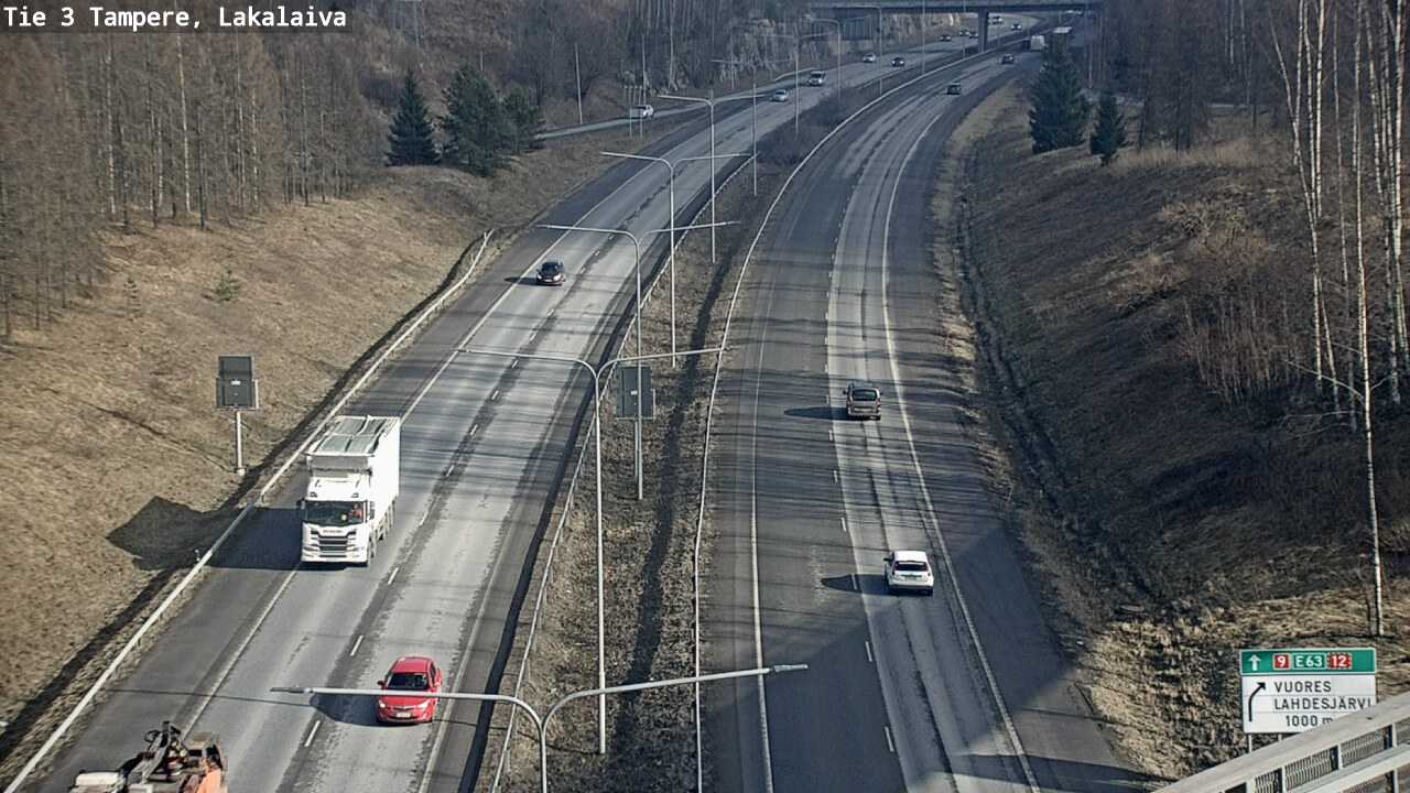 Kelikamerat Kuva Tie 3 Tampere, Lakalaiva, Tampere, Pirkanmaa