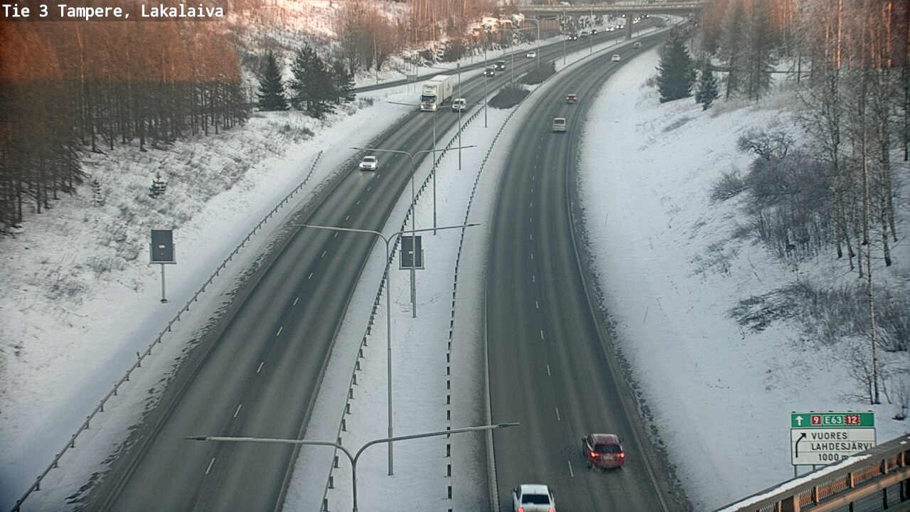 Weather Camera Image Väg 3 Tammerfors, Lakalaiva, Tampere, Pirkanmaa