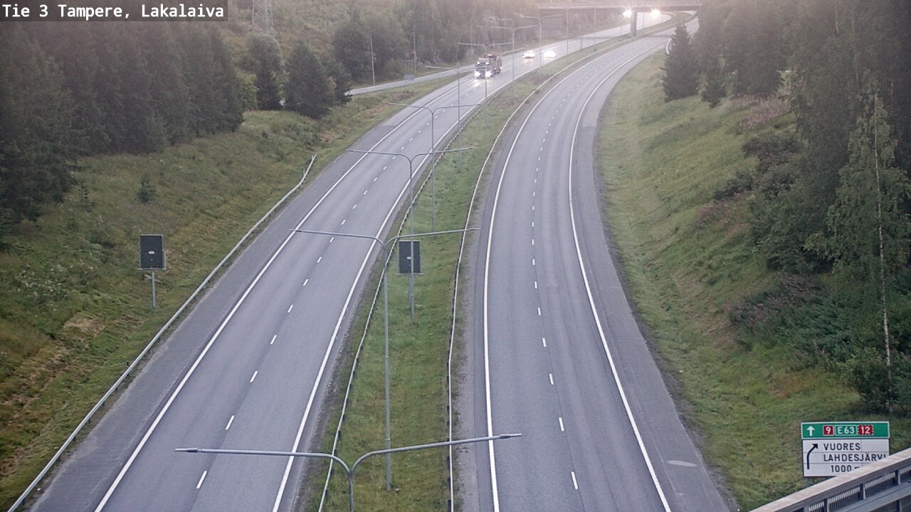Weather Camera Image Road 3 Tampere, Lakalaiva, Tampere, Pirkanmaa
