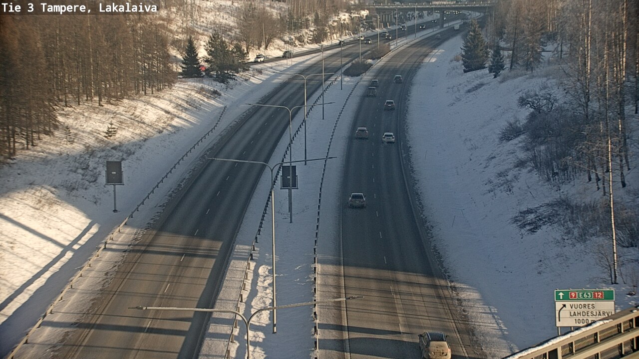 Weather Camera Image Väg 3 Tammerfors, Lakalaiva, Tampere, Pirkanmaa