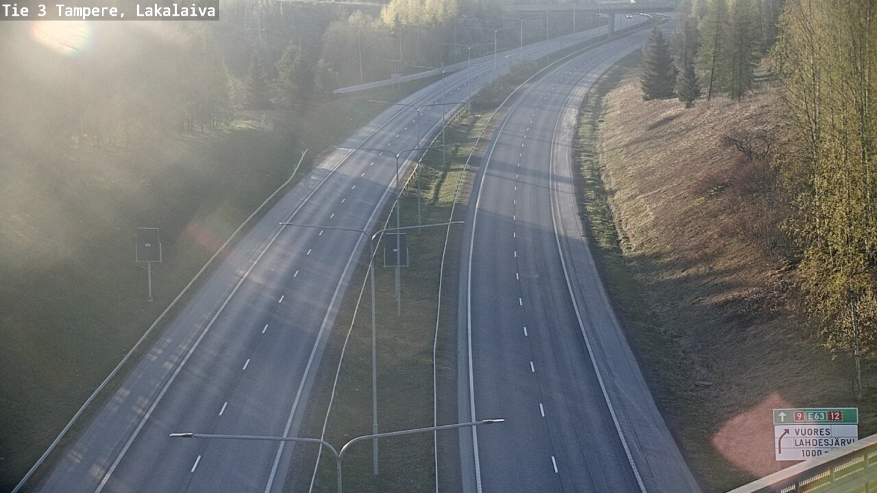 Kelikamerat Kuva Tie 3 Tampere, Lakalaiva, Tampere, Pirkanmaa