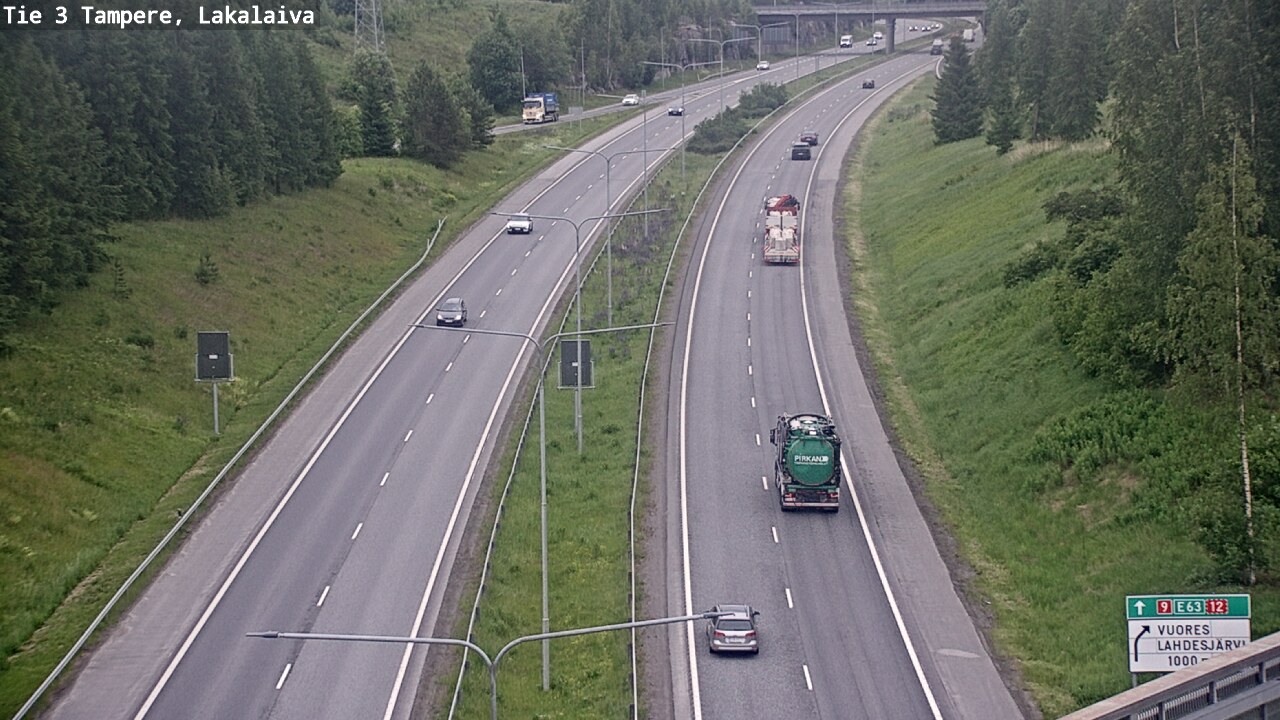 Weather Camera Image Väg 3 Tammerfors, Lakalaiva, Tampere, Pirkanmaa