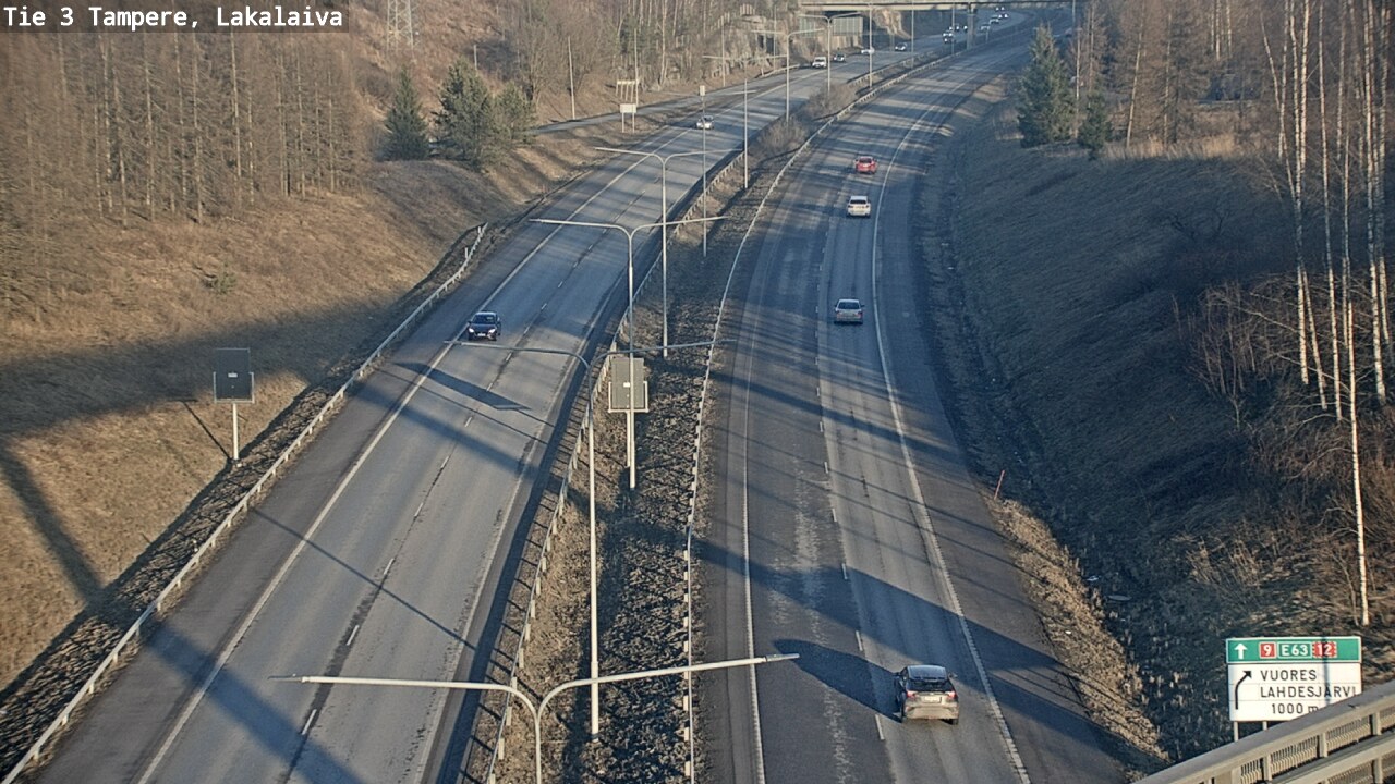 Weather Camera Image Road 3 Tampere, Lakalaiva, Tampere, Pirkanmaa