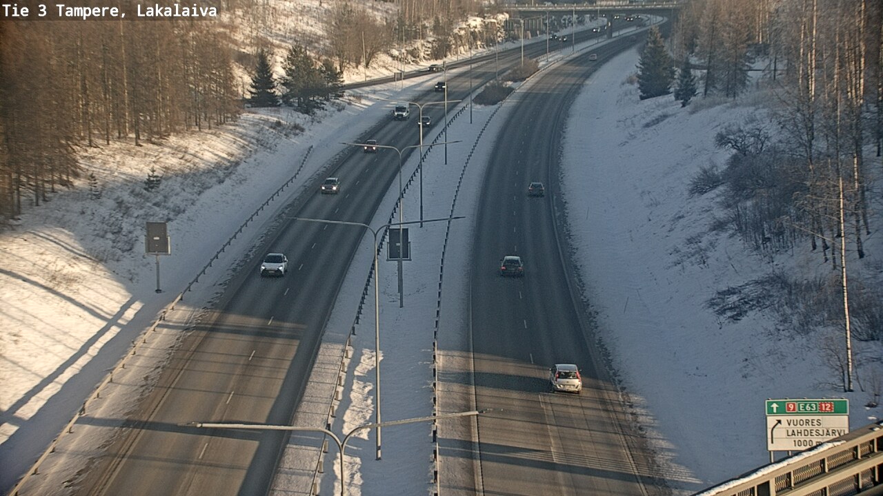 Weather Camera Image Väg 3 Tammerfors, Lakalaiva, Tampere, Pirkanmaa