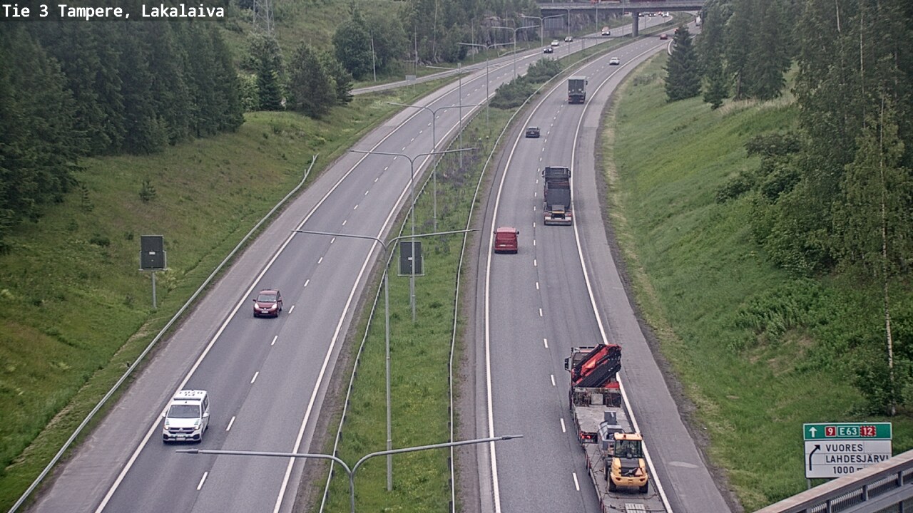 Weather Camera Image Väg 3 Tammerfors, Lakalaiva, Tampere, Pirkanmaa
