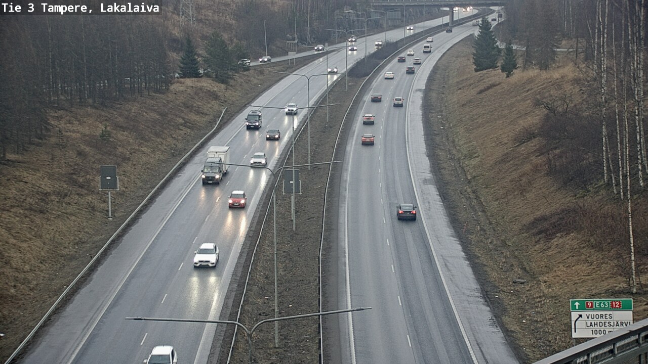 Kelikamerat Kuva Tie 3 Tampere, Lakalaiva, Tampere, Pirkanmaa