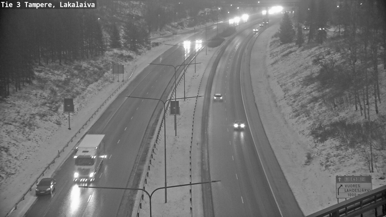 Weather Camera Image Väg 3 Tammerfors, Lakalaiva, Tampere, Pirkanmaa
