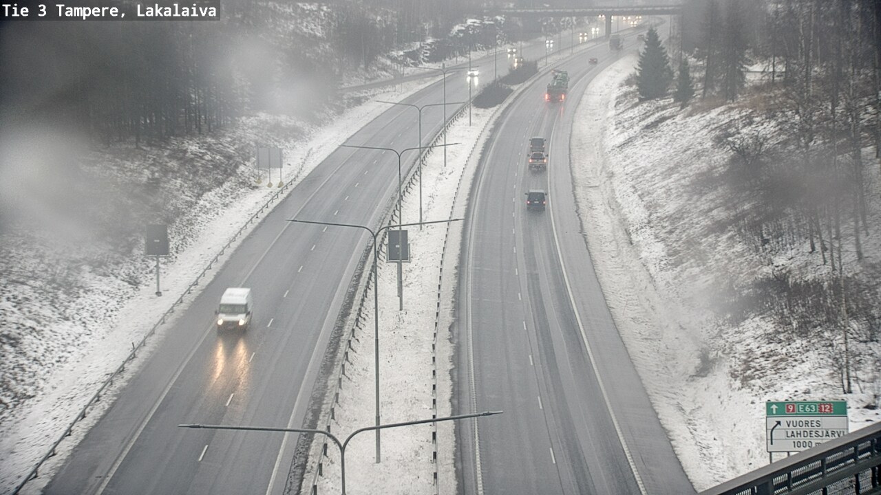 Weather Camera Image Väg 3 Tammerfors, Lakalaiva, Tampere, Pirkanmaa