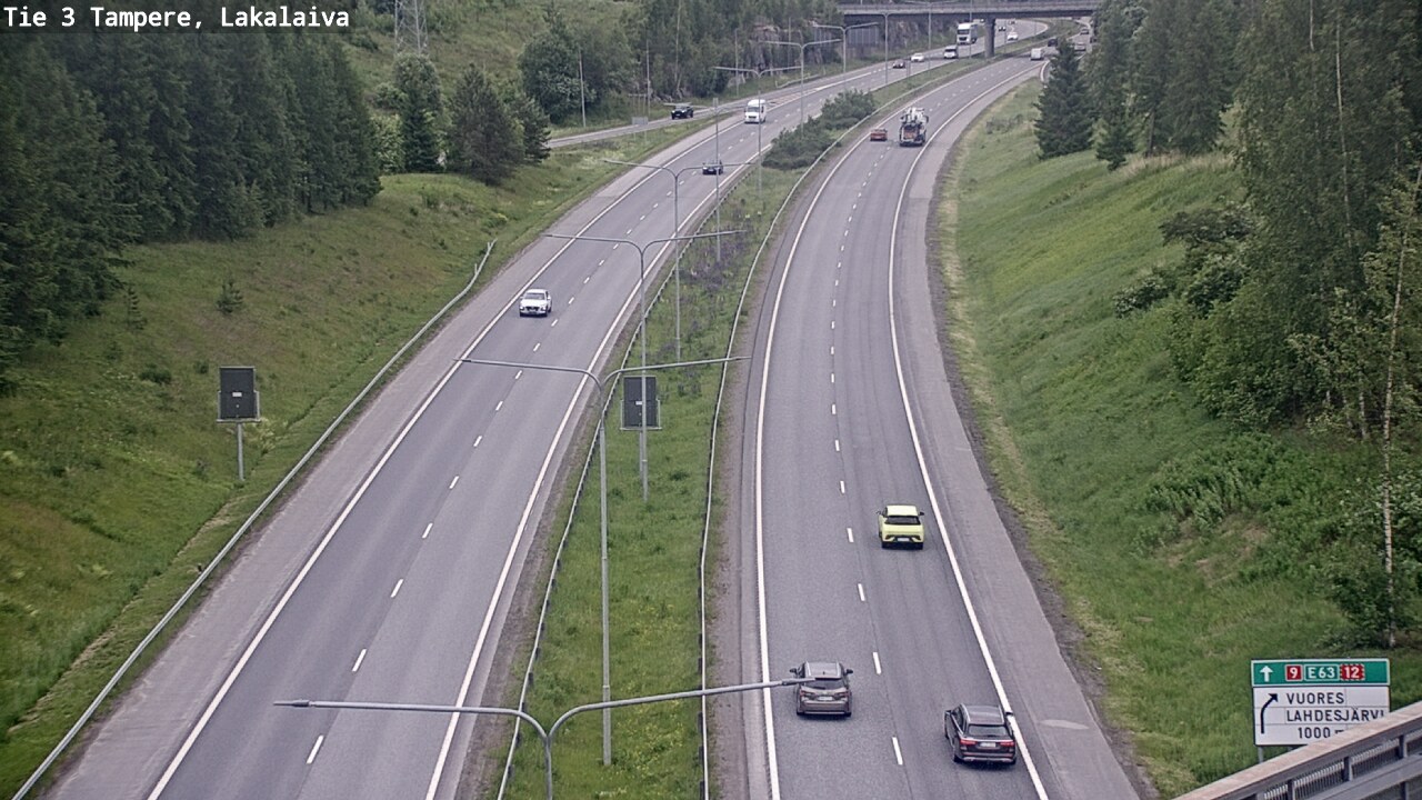Weather Camera Image Väg 3 Tammerfors, Lakalaiva, Tampere, Pirkanmaa