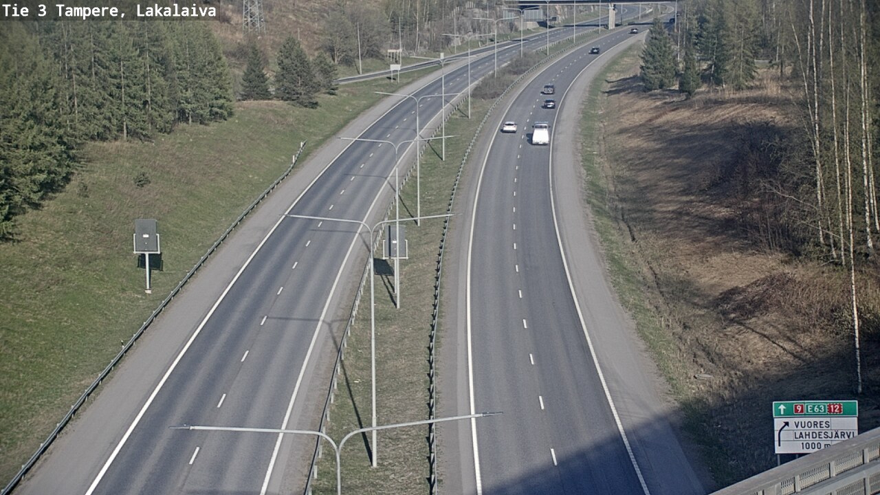 Weather Camera Image Road 3 Tampere, Lakalaiva, Tampere, Pirkanmaa