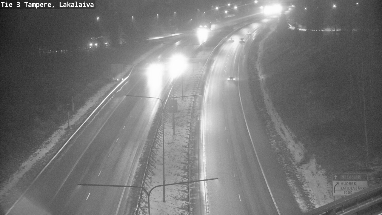 Weather Camera Image Väg 3 Tammerfors, Lakalaiva, Tampere, Pirkanmaa