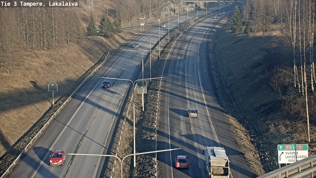 Weather Camera Image Road 3 Tampere, Lakalaiva, Tampere, Pirkanmaa