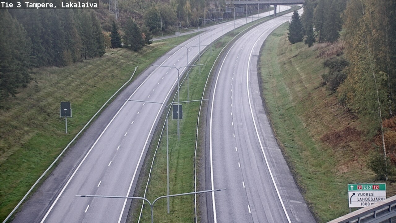 Weather Camera Image Road 3 Tampere, Lakalaiva, Tampere, Pirkanmaa