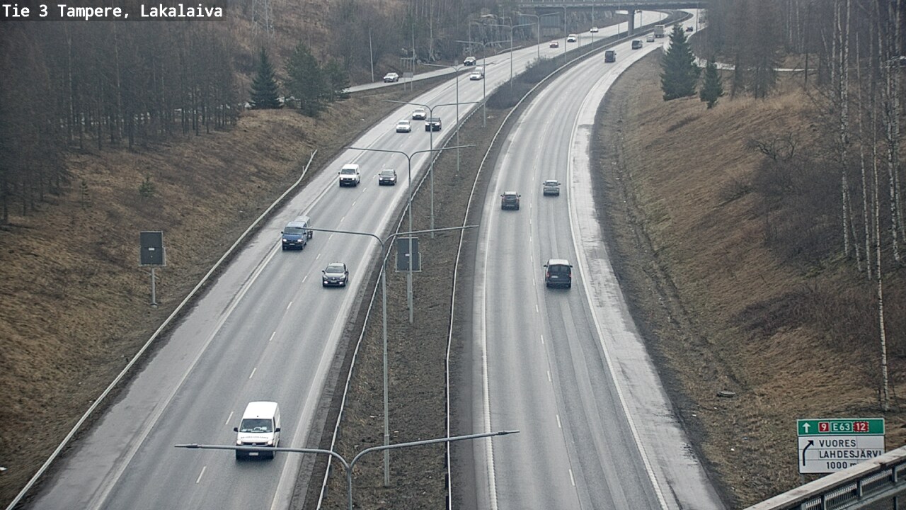 Kelikamerat Kuva Tie 3 Tampere, Lakalaiva, Tampere, Pirkanmaa