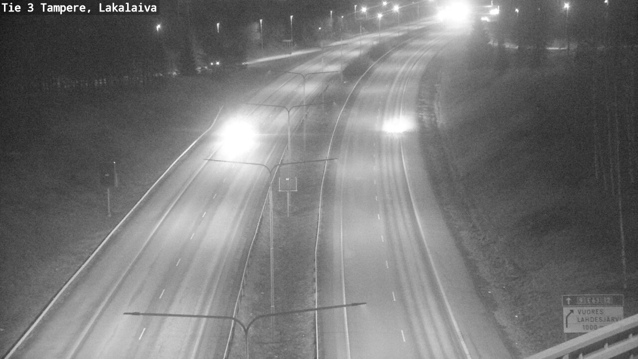Weather Camera Image Road 3 Tampere, Lakalaiva, Tampere, Pirkanmaa