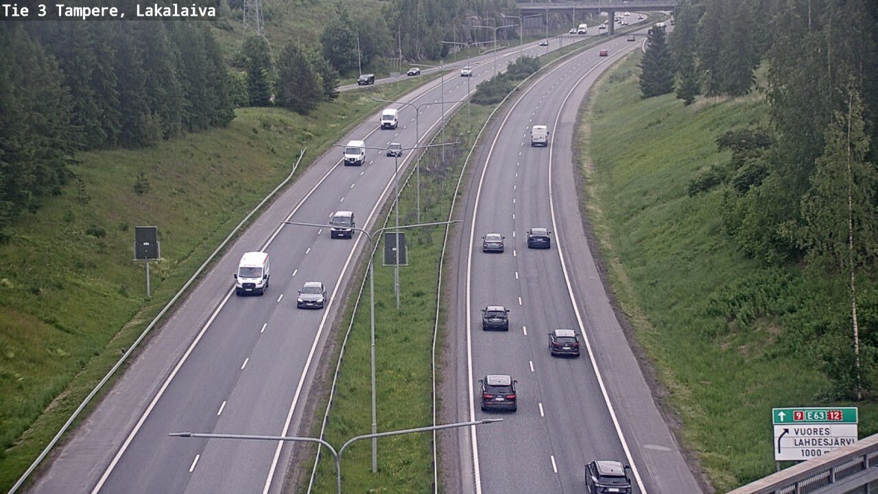 Weather Camera Image Väg 3 Tammerfors, Lakalaiva, Tampere, Pirkanmaa