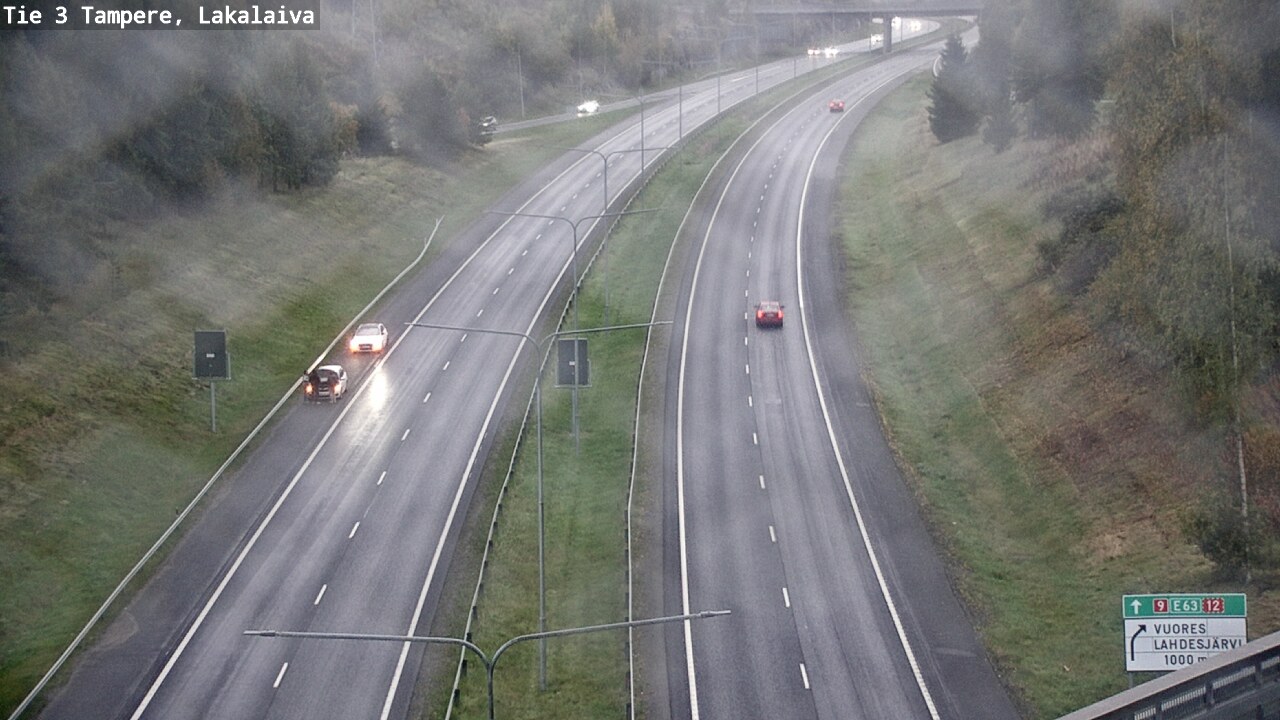 Weather Camera Image Road 3 Tampere, Lakalaiva, Tampere, Pirkanmaa