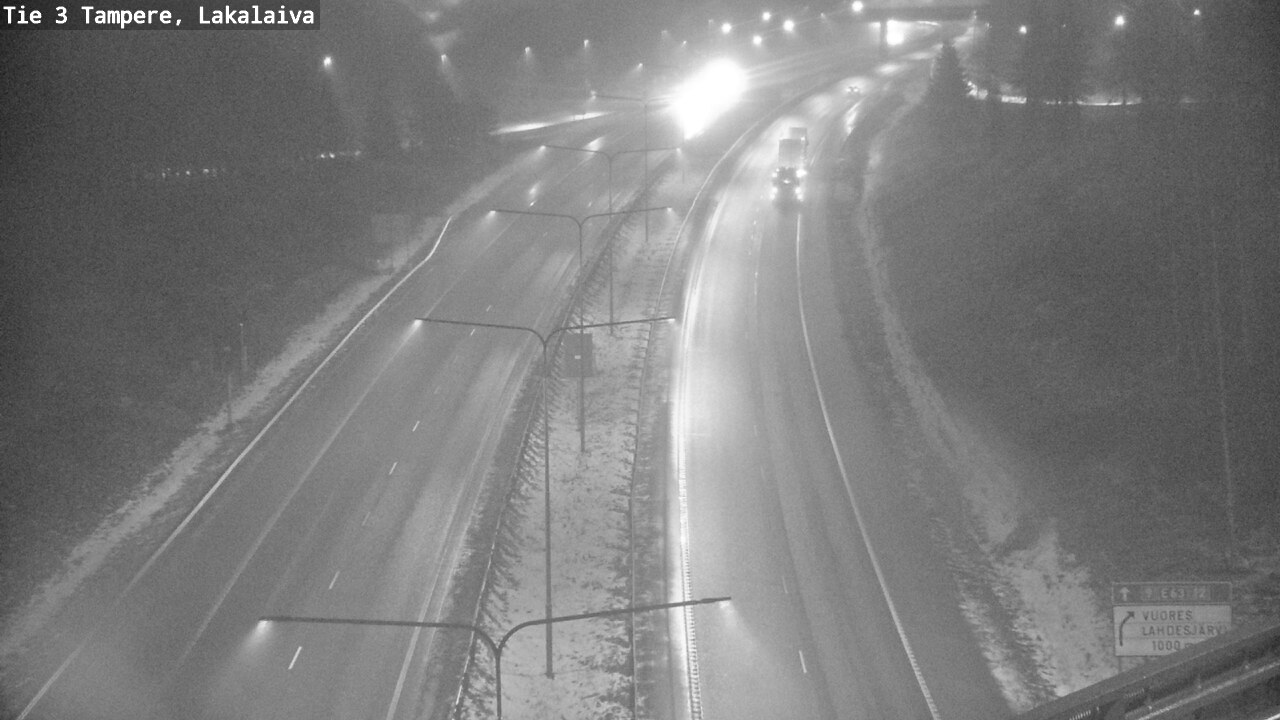 Weather Camera Image Väg 3 Tammerfors, Lakalaiva, Tampere, Pirkanmaa