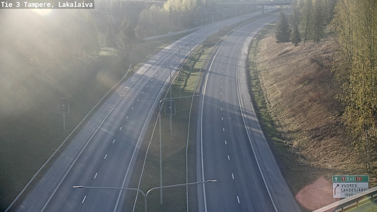 Kelikamerat Kuva Tie 3 Tampere, Lakalaiva, Tampere, Pirkanmaa