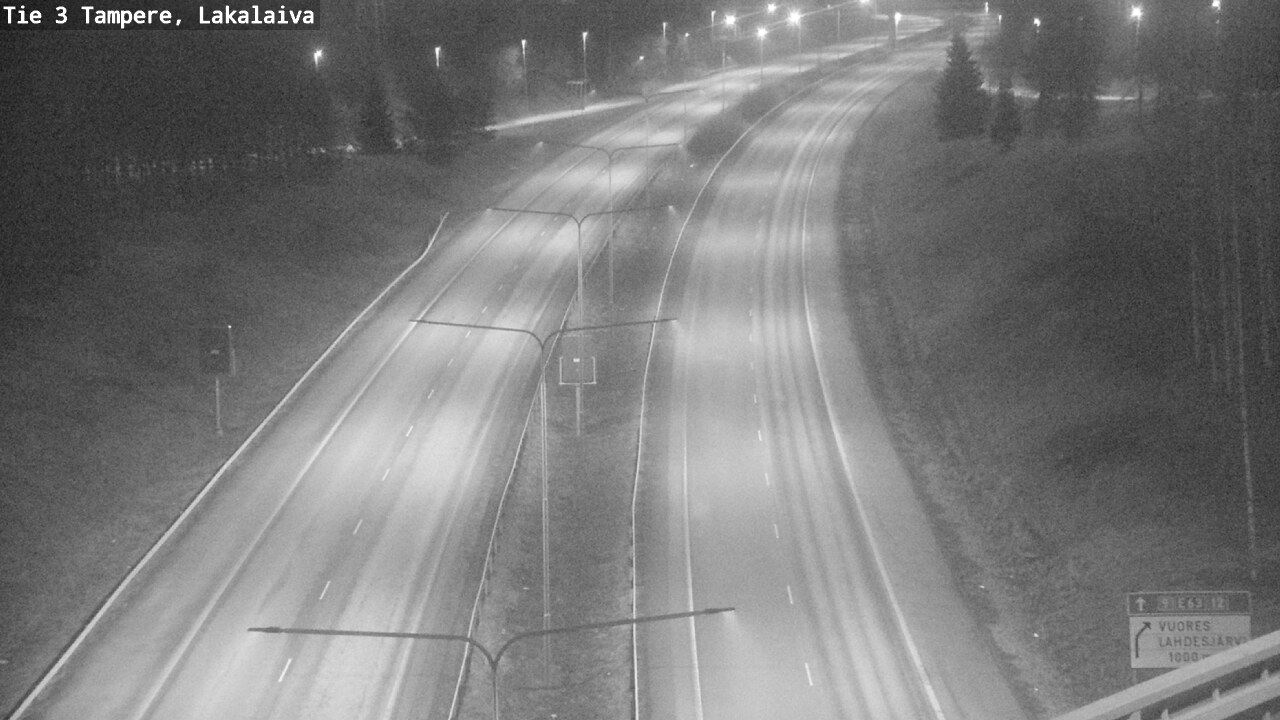 Weather Camera Image Väg 3 Tammerfors, Lakalaiva, Tampere, Pirkanmaa