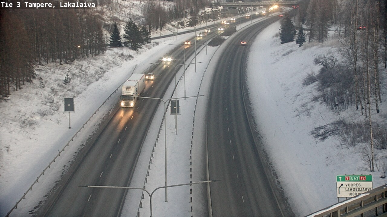 Weather Camera Image Väg 3 Tammerfors, Lakalaiva, Tampere, Pirkanmaa