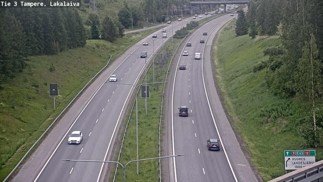 Weather Camera Image Väg 3 Tammerfors, Lakalaiva, Tampere, Pirkanmaa