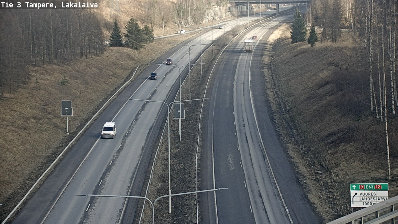 Kelikamerat Kuva Tie 3 Tampere, Lakalaiva, Tampere, Pirkanmaa