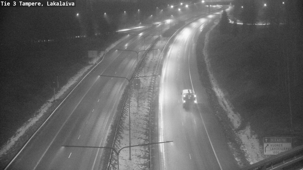Weather Camera Image Väg 3 Tammerfors, Lakalaiva, Tampere, Pirkanmaa