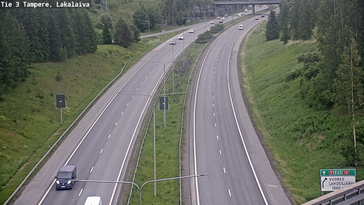 Weather Camera Image Väg 3 Tammerfors, Lakalaiva, Tampere, Pirkanmaa